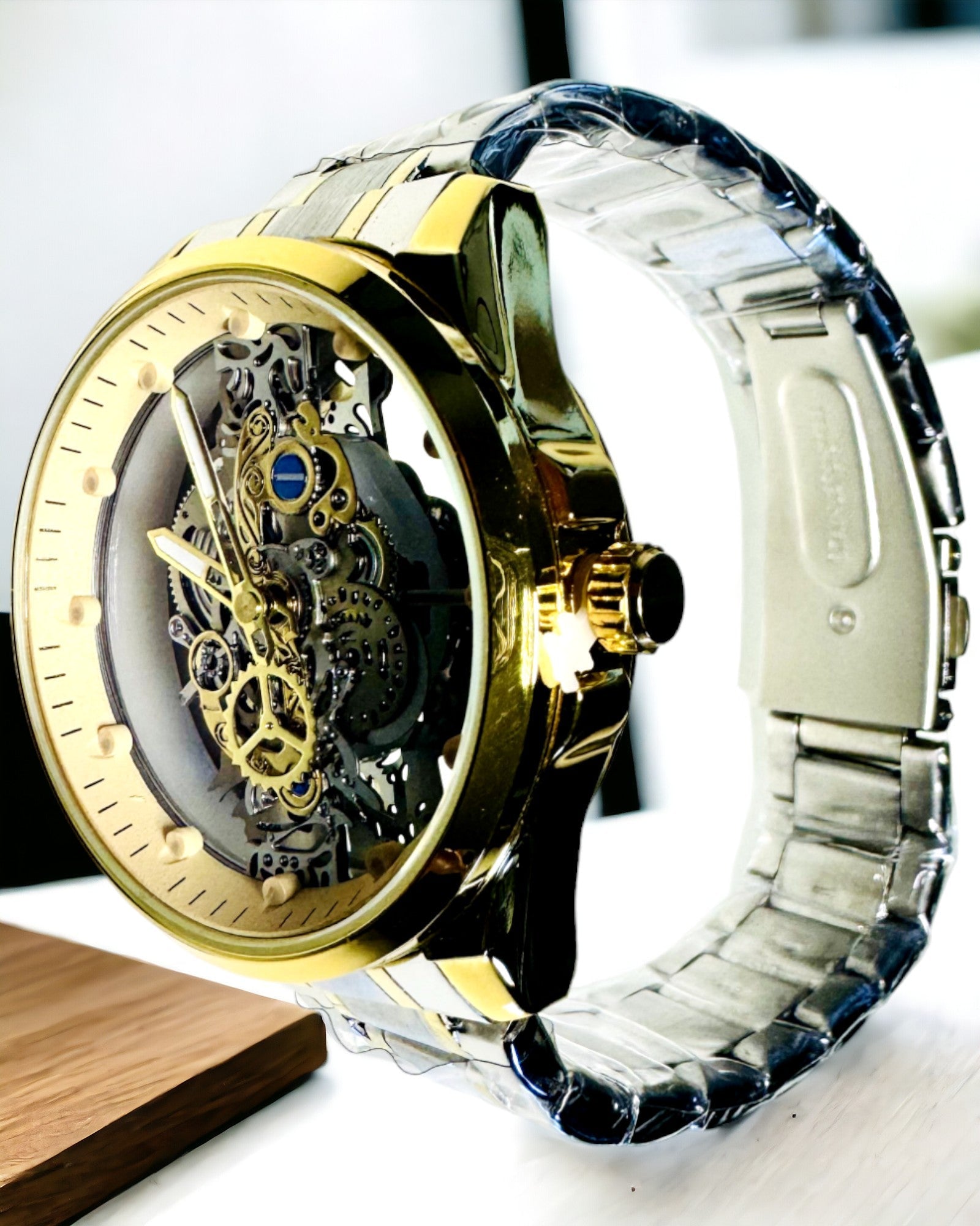 Montre Homme Quartz "Vision Sport" – Doublement Transparent en Aluminium