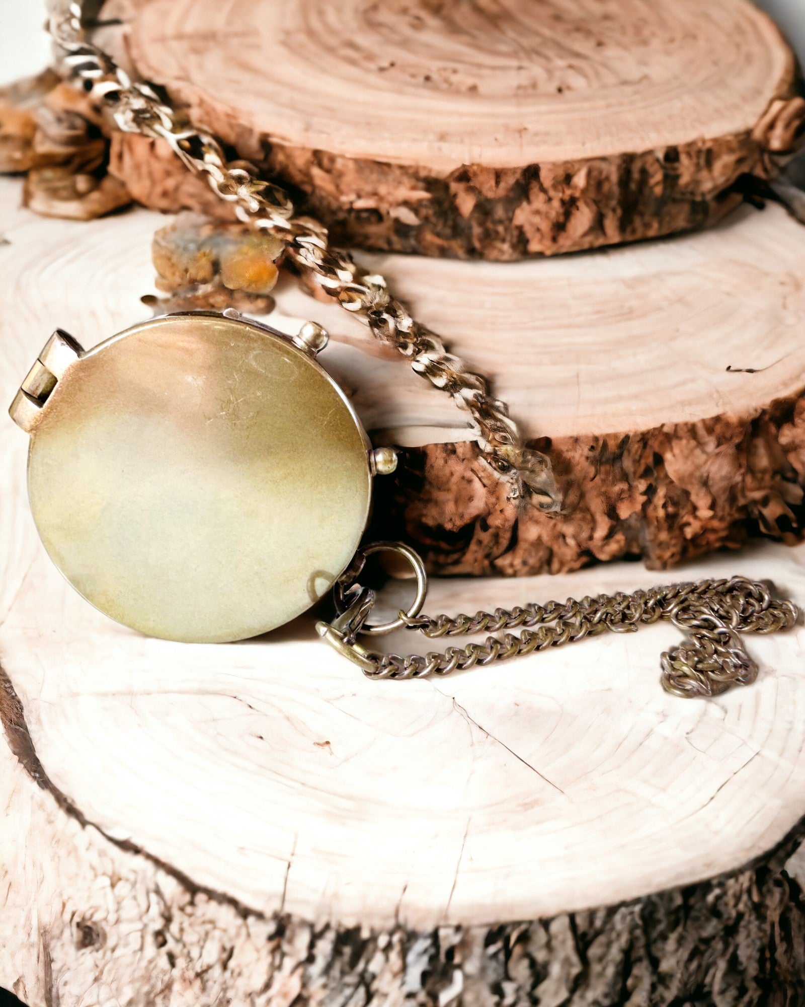 Indian Compass Odysseus – Retro Explorer's Gem - engraving option available