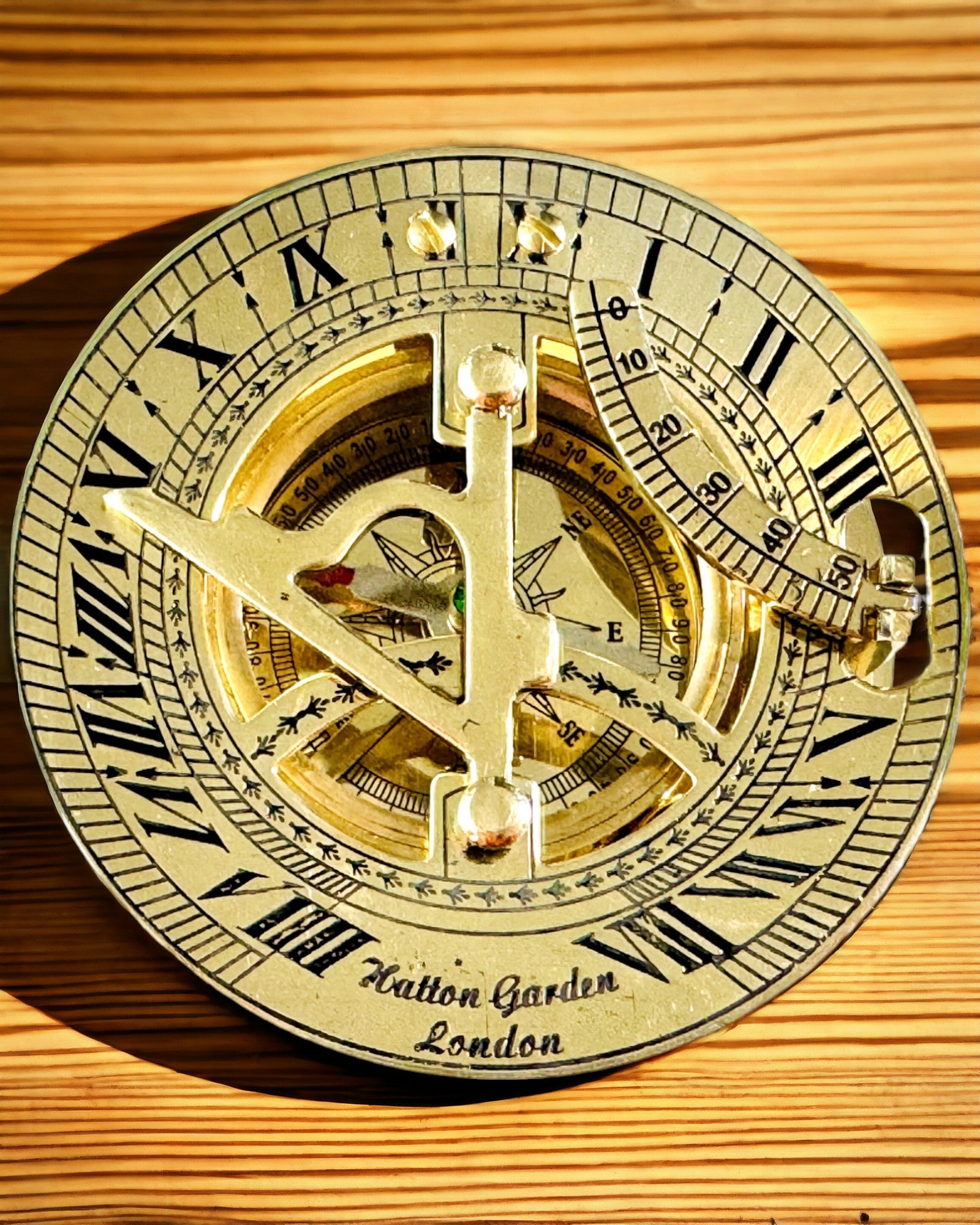 Boussole Magnétique Nautique En Laiton Vintage Astrolabe Antique Gi Boussole Magnétique Nautique En Laiton Vintage Astrolabe Antique Gi