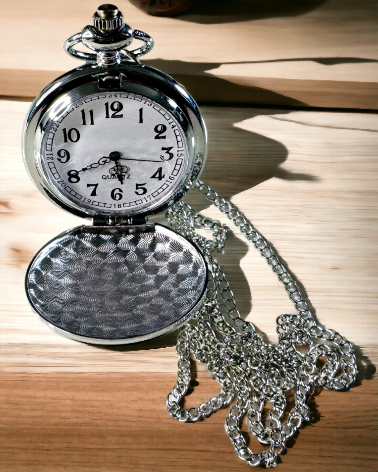 Montre de Poche Classique en Argent avec Option de Gravure