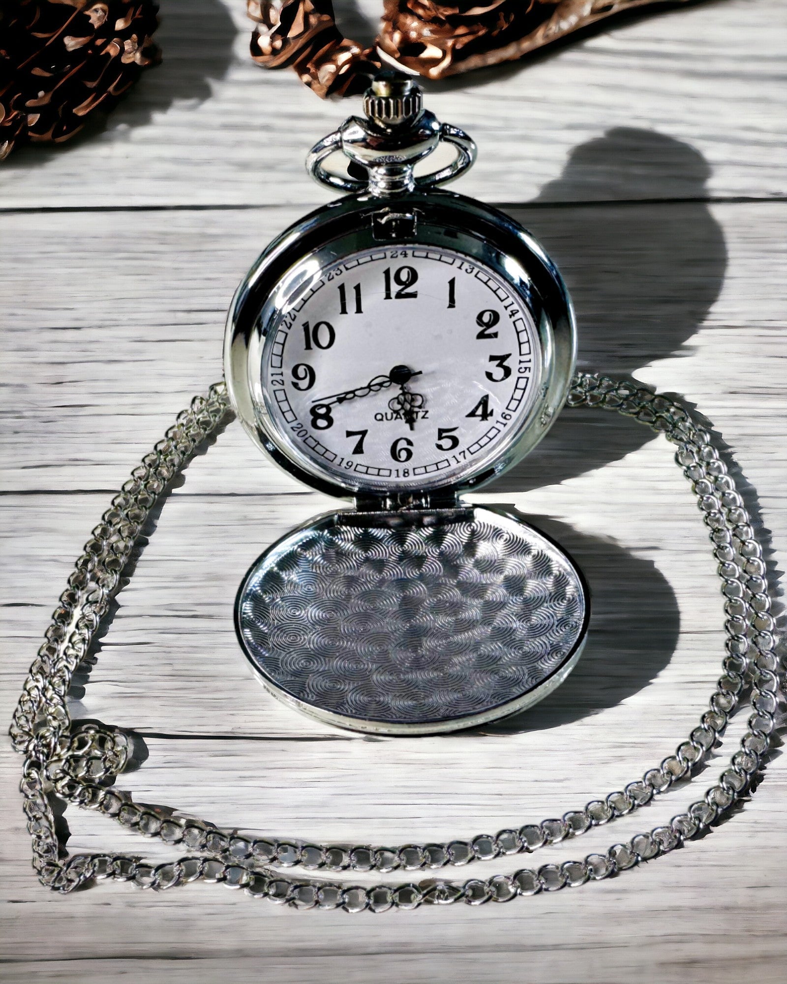 Montre de Poche Classique en Argent avec Option de Gravure