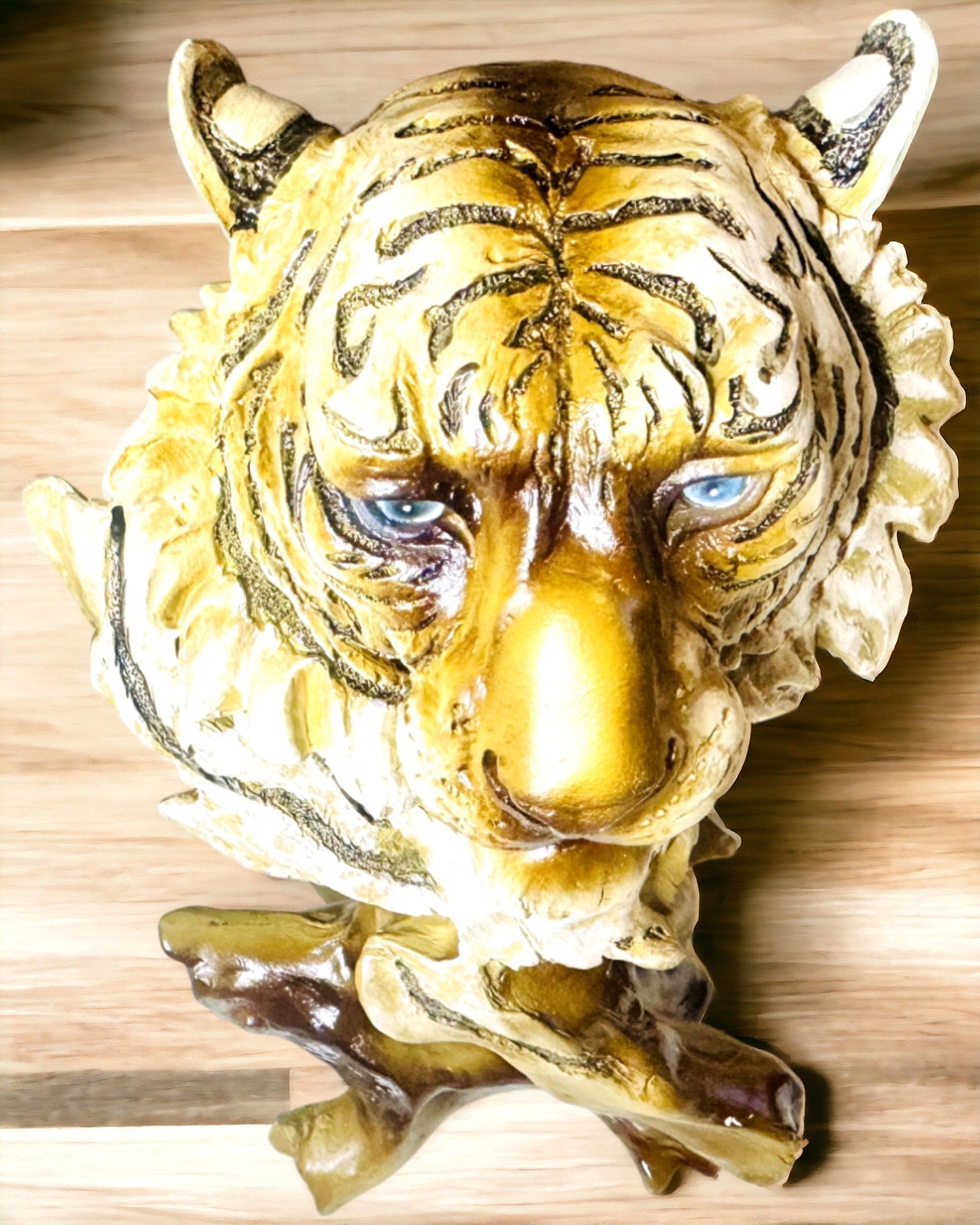 Statuette "Tigre Roi de la Jungle" avec Option de Gravure, figurine de 29 cm de hauteur, décoration pour cadeau