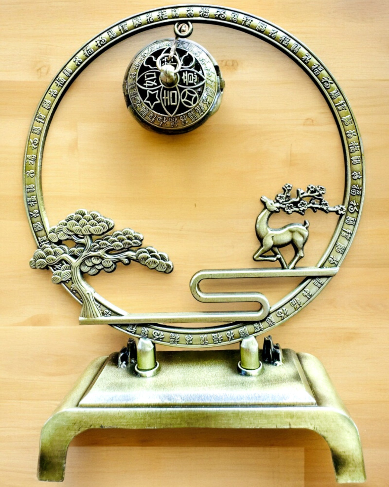 Porte-encens en métal élégant "Grande Sérénité" - possibilité de personnalisation par gravure