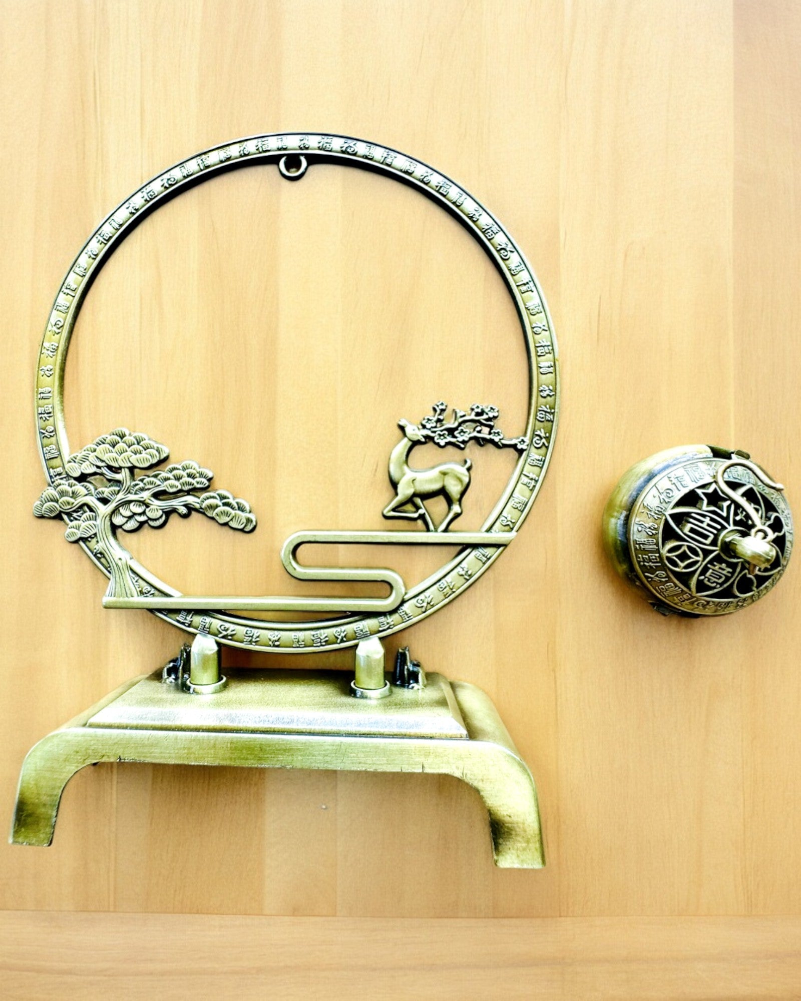 Porte-encens en métal élégant "Grande Sérénité" - possibilité de personnalisation par gravure