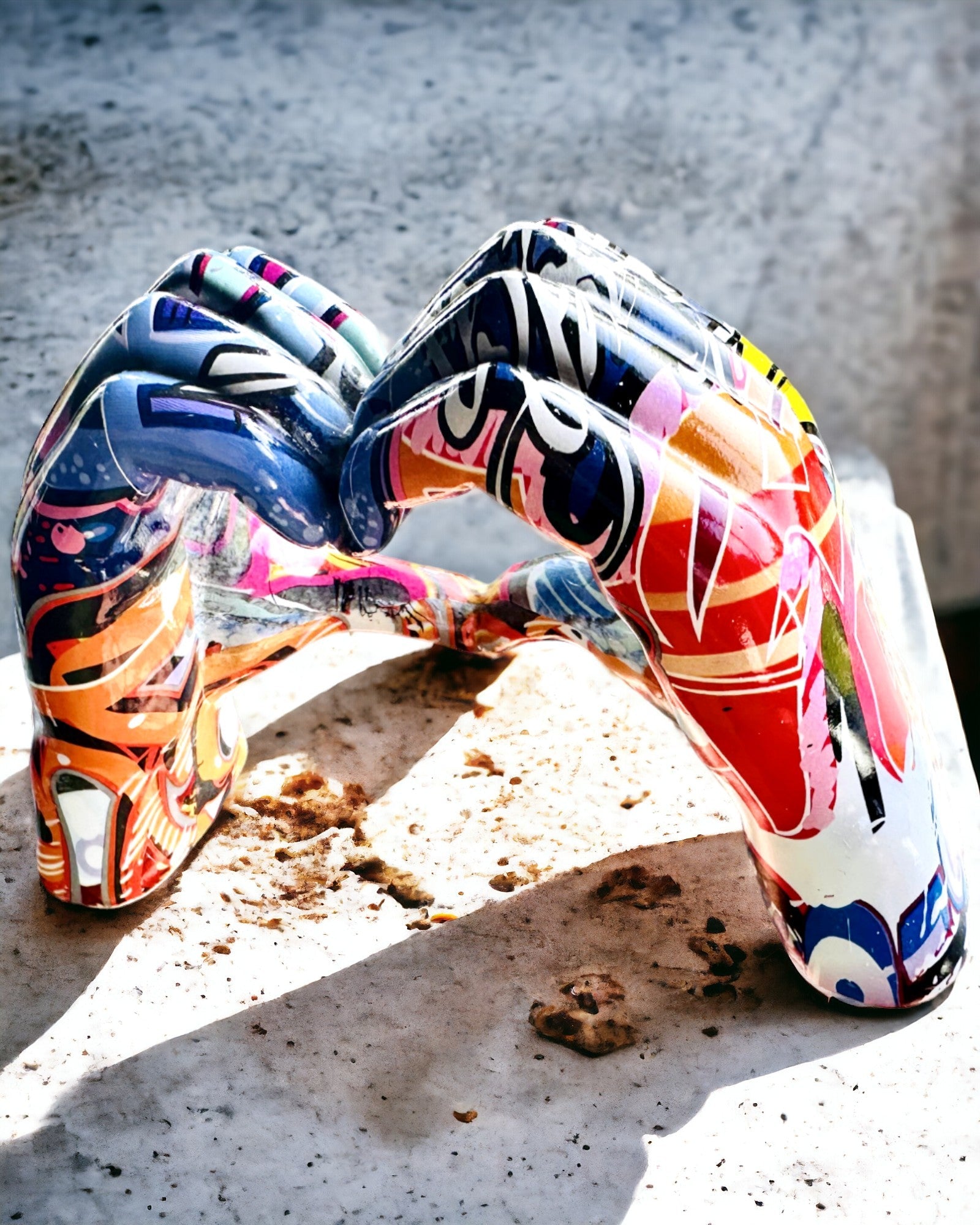 Figurine décorative Poignée Décorative Colorée ArtBrace - possibilité de personnalisation avec gravure, pour cadeau