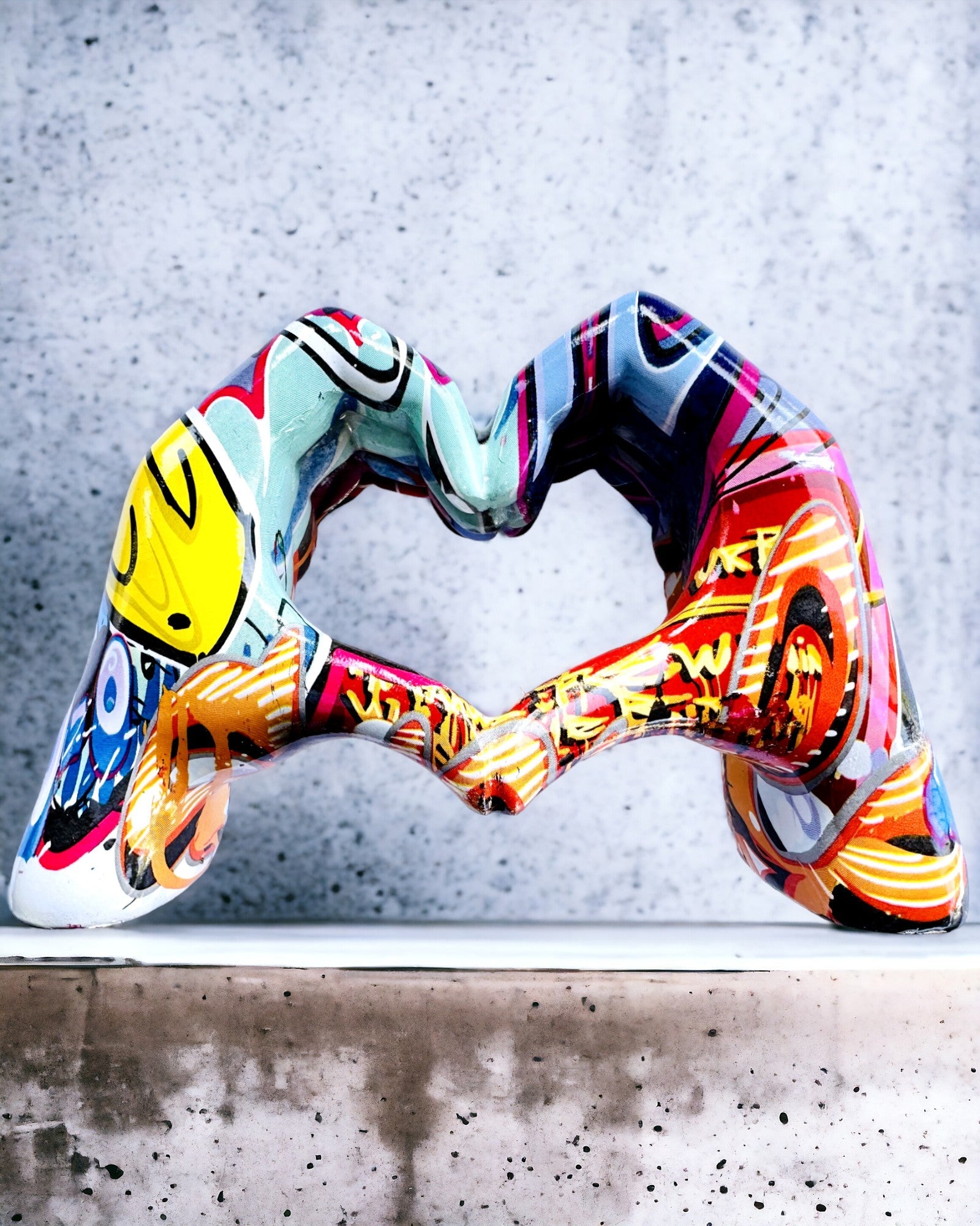 Figurine décorative Poignée Décorative Colorée ArtBrace - possibilité de personnalisation avec gravure, pour cadeau
