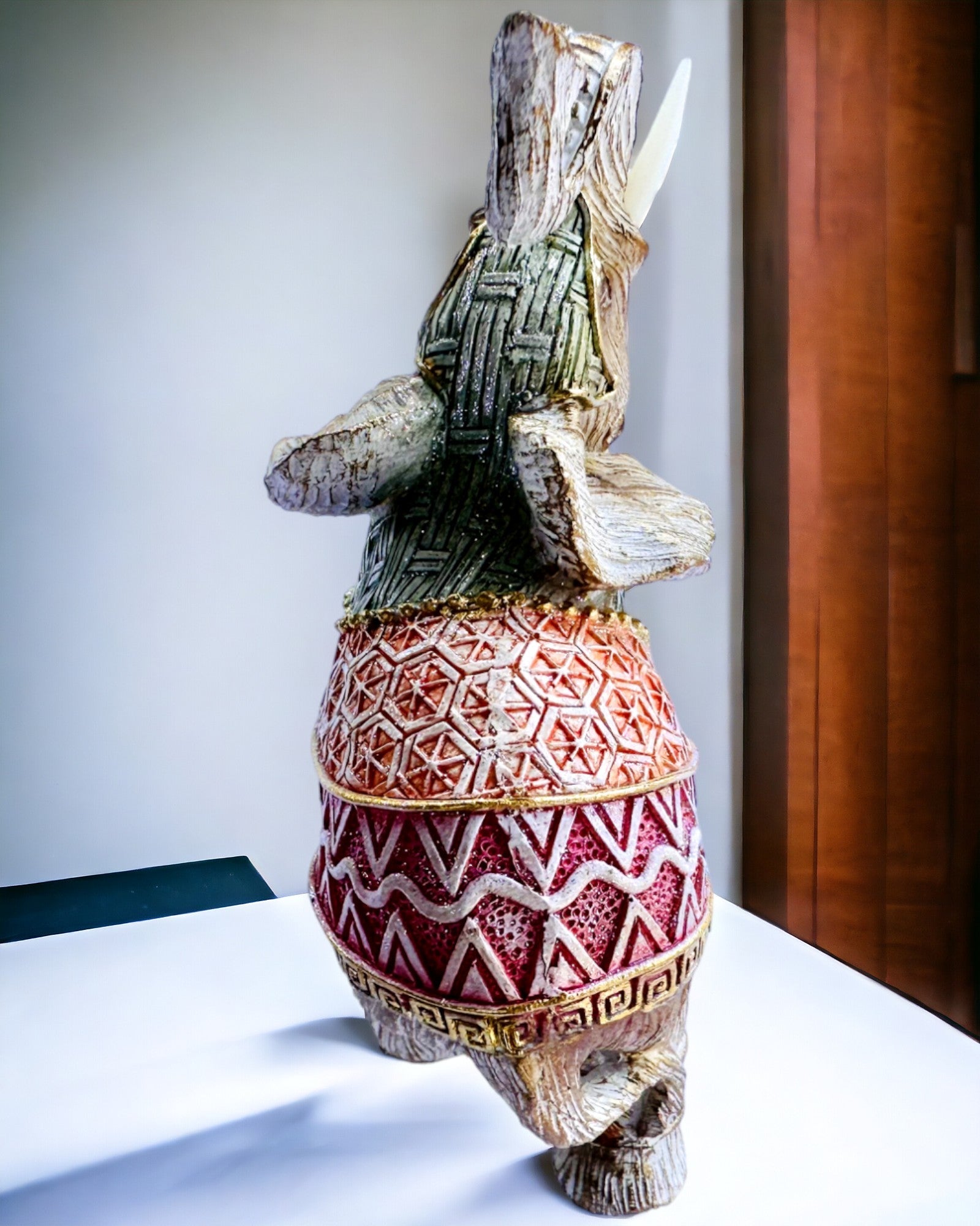 Słoniowa Stróżka – Decoratieve Olifant van Hars met Gravureoptie