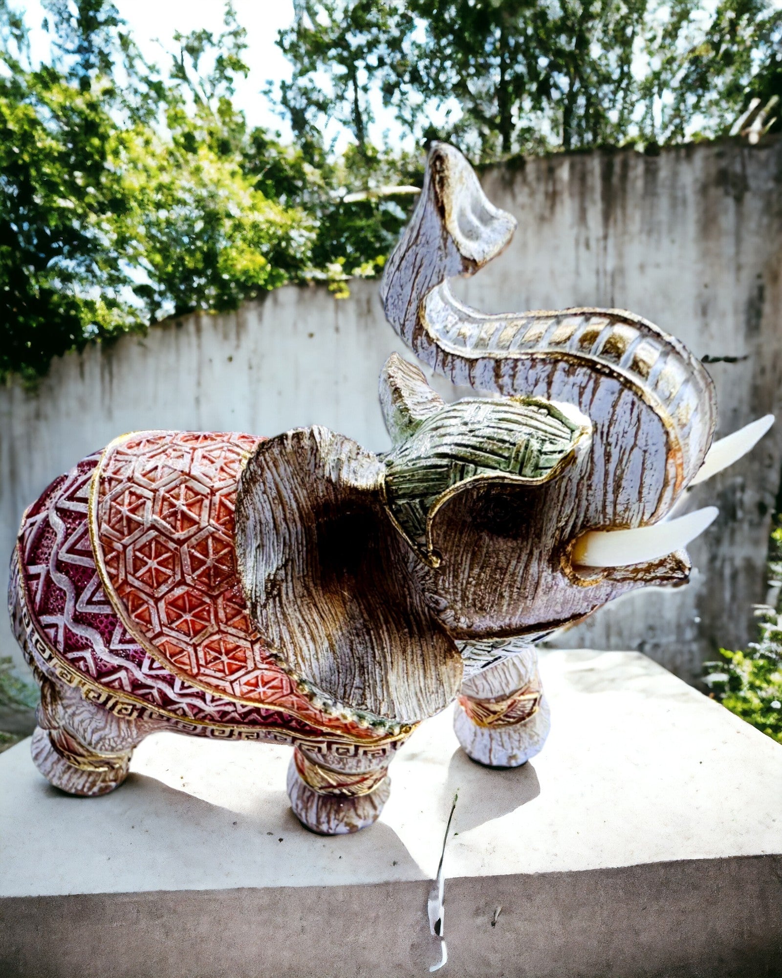 Słoniowa Stróżka – Decoratieve Olifant van Hars met Gravureoptie