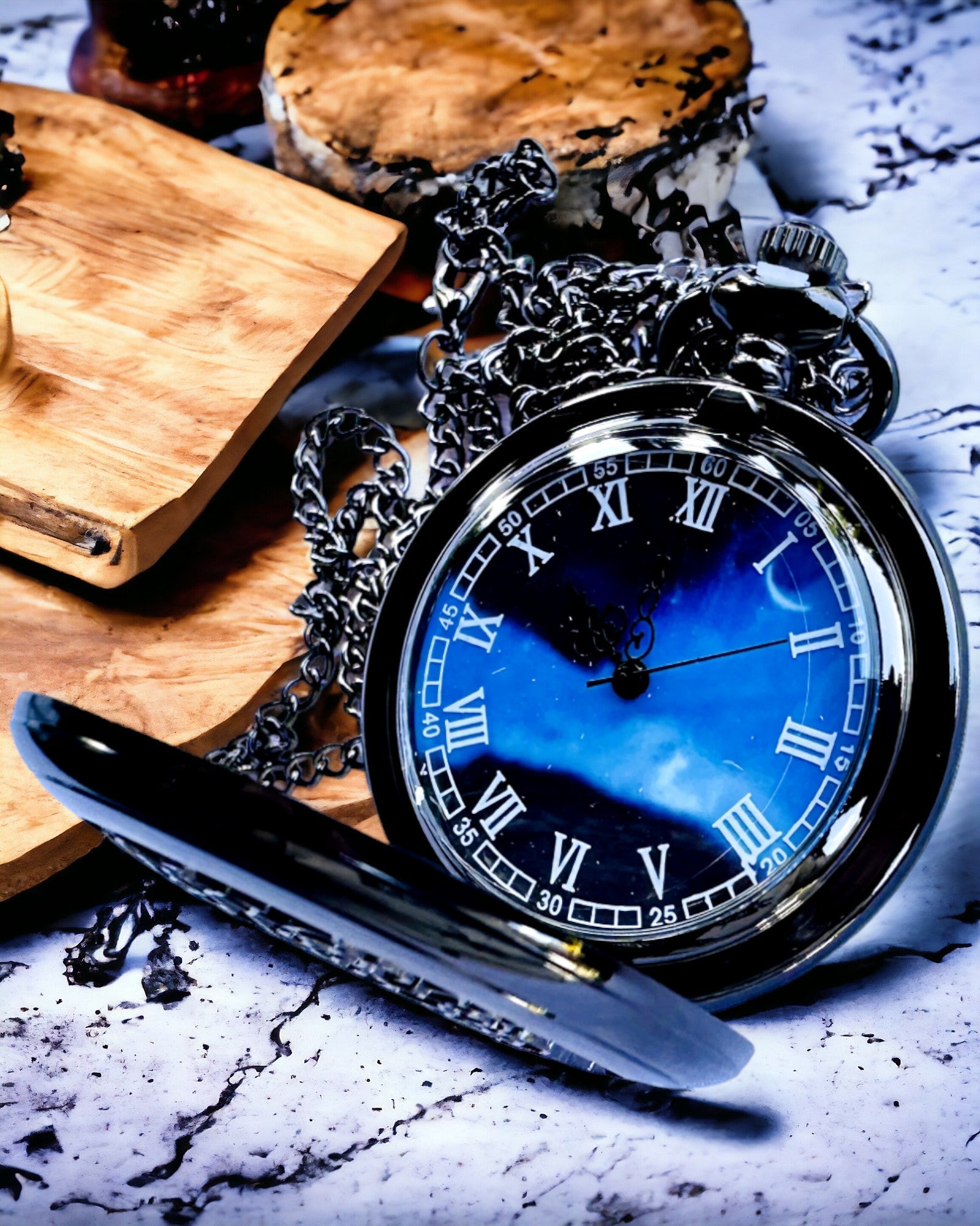 Montre de poche "Eternum", personnalisation pour cadeau avec gravure