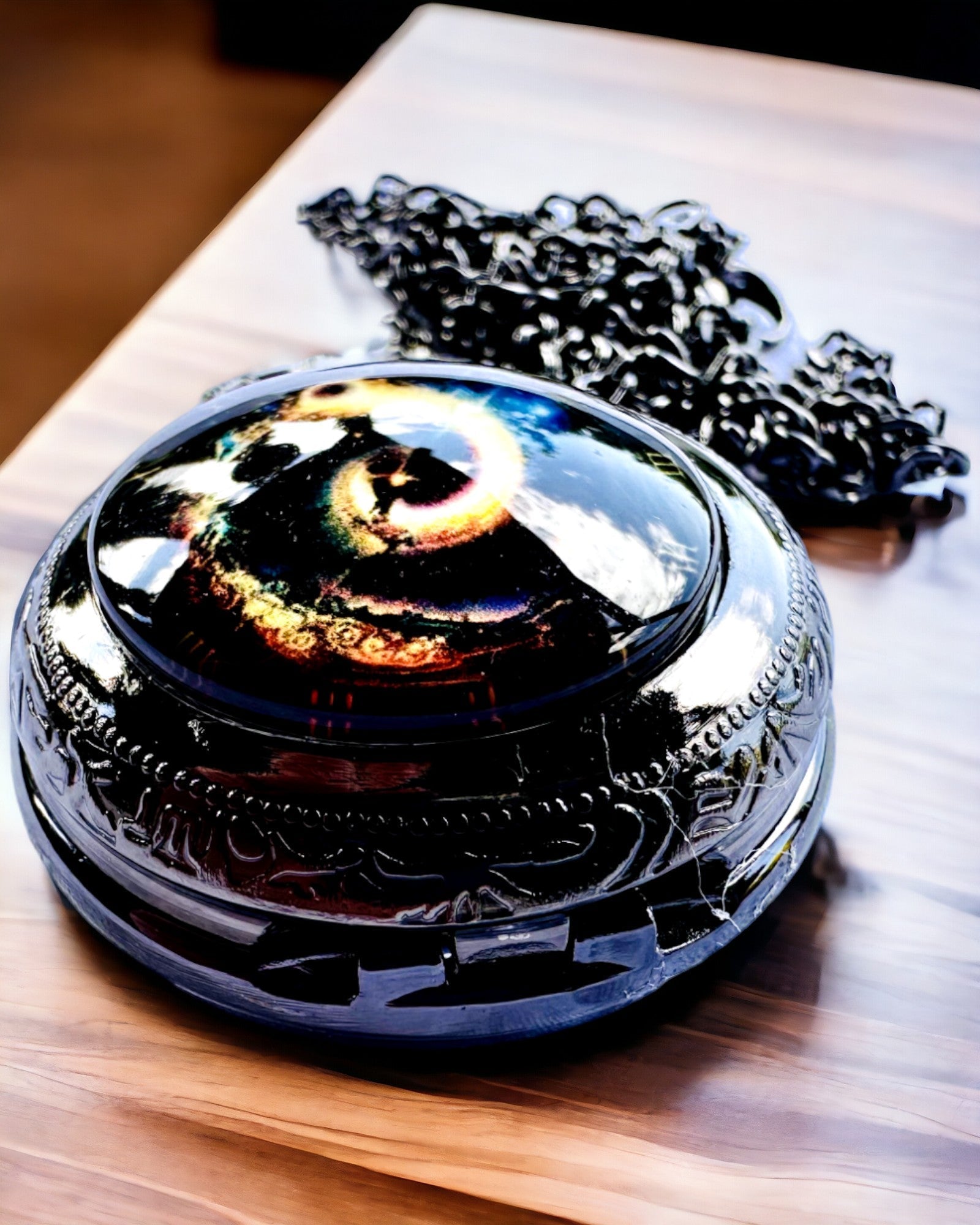 Montre de poche "Galactic Eye" personnalisation par gravure