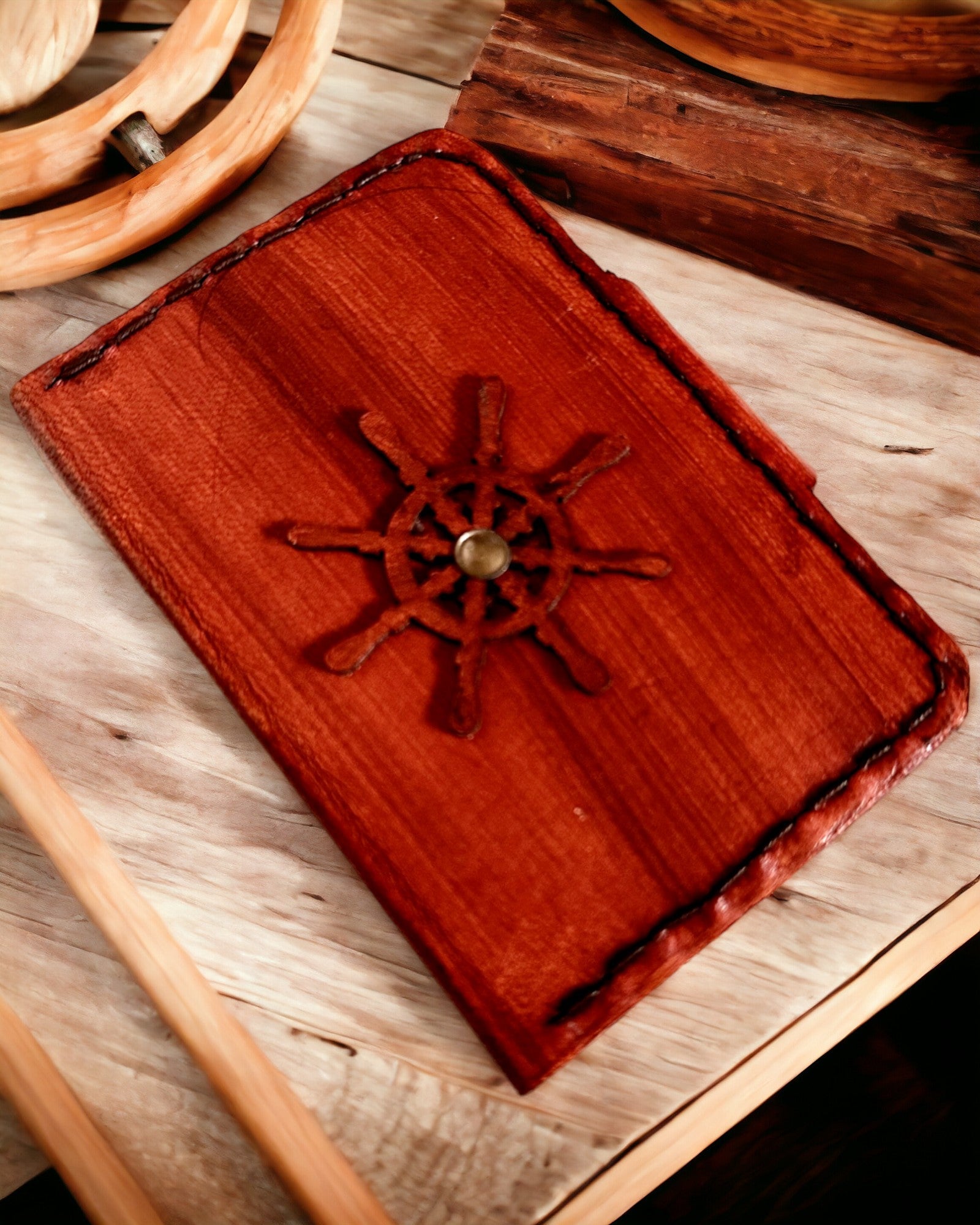 Commandantsetui – Handgemaakt Etui voor Zakhorloge of Kompas met Mogelijkheid tot Personalisatie