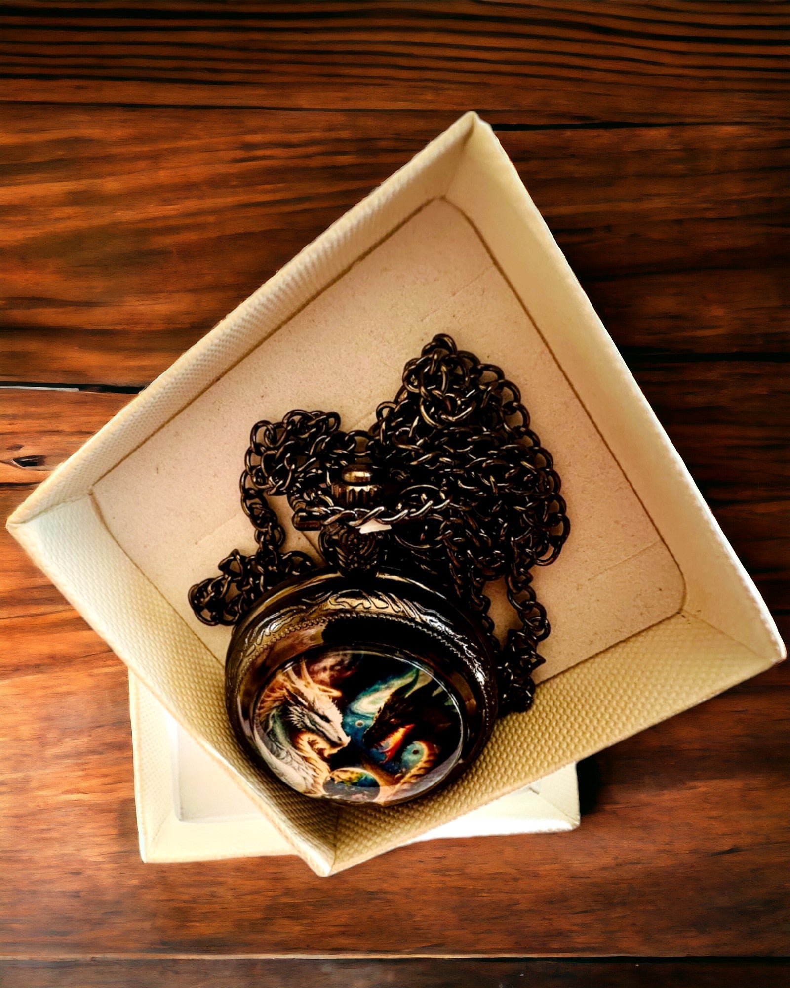 Montre de Poche à Quartz "Legendarny Wszechświat" avec Option de Gravure