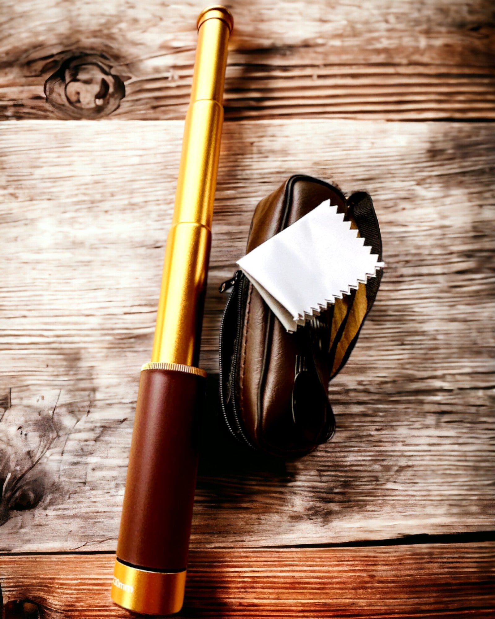 Monoculaire Verrekijker Explorer 25x30 - Draagbare, Opvouwbare Handtelescoop, mogelijkheid tot personalisatie met gravure