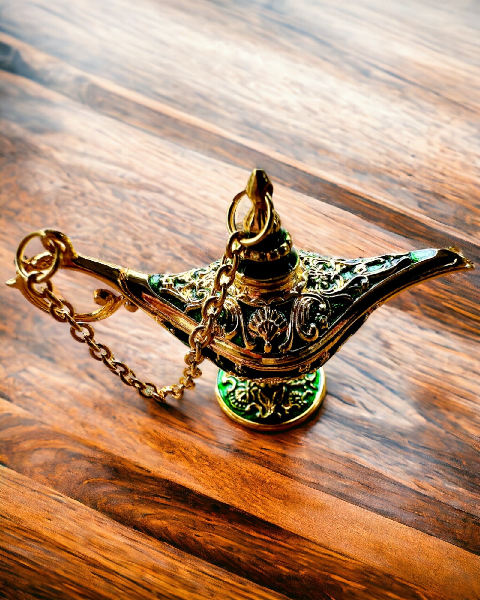 Petite lampe magique d'Aladin de 4 cm, porte-clés, 6 variantes de couleur - Souvenirs Enchantés, personnalisation par gravure