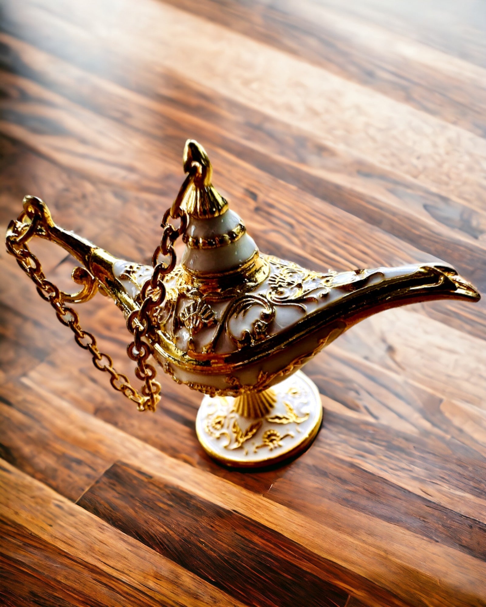 Petite lampe magique d'Aladin de 4 cm, porte-clés, 6 variantes de couleur - Souvenirs Enchantés, personnalisation par gravure