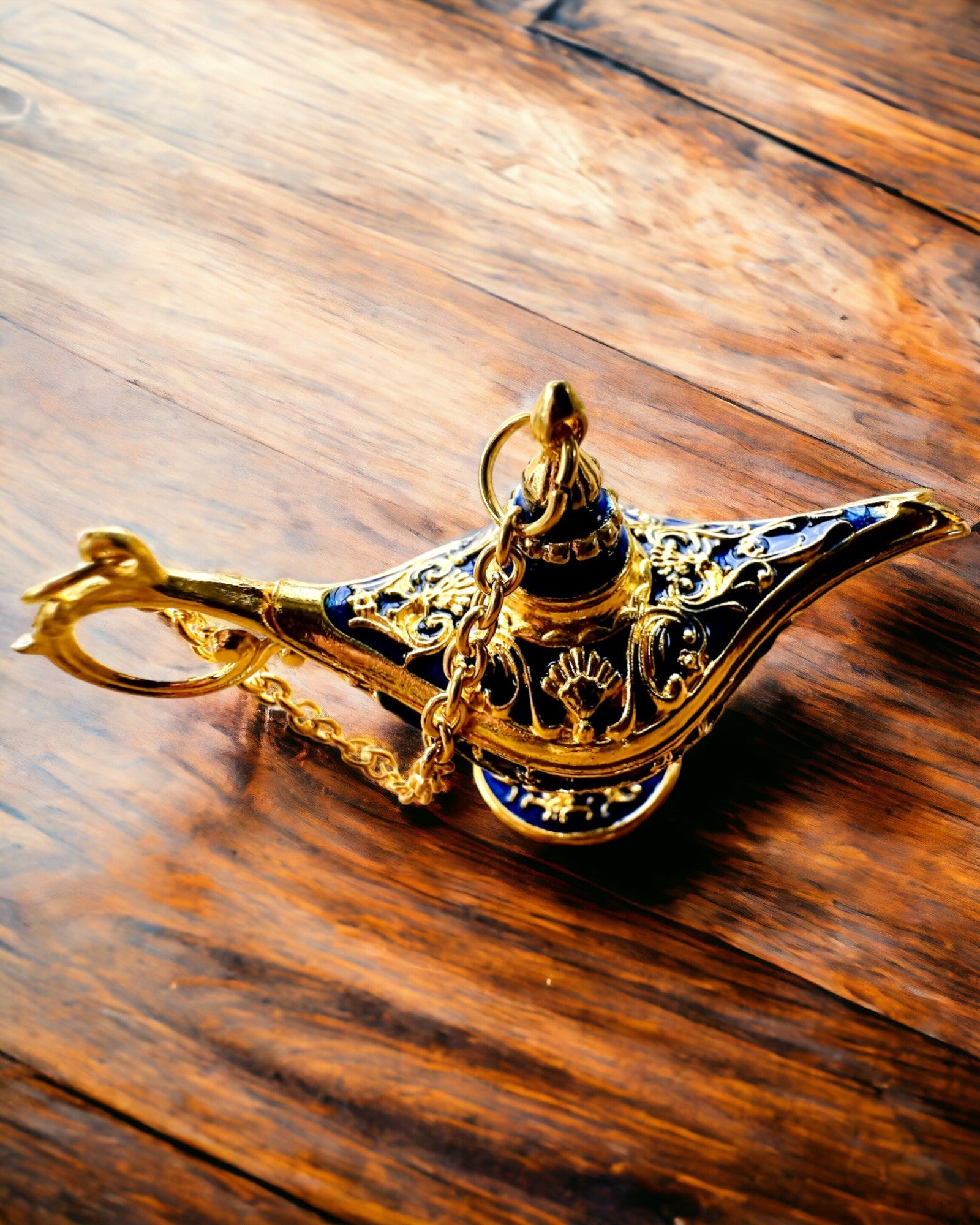 Petite lampe magique d'Aladin de 4 cm, porte-clés, 6 variantes de couleur - Souvenirs Enchantés, personnalisation par gravure