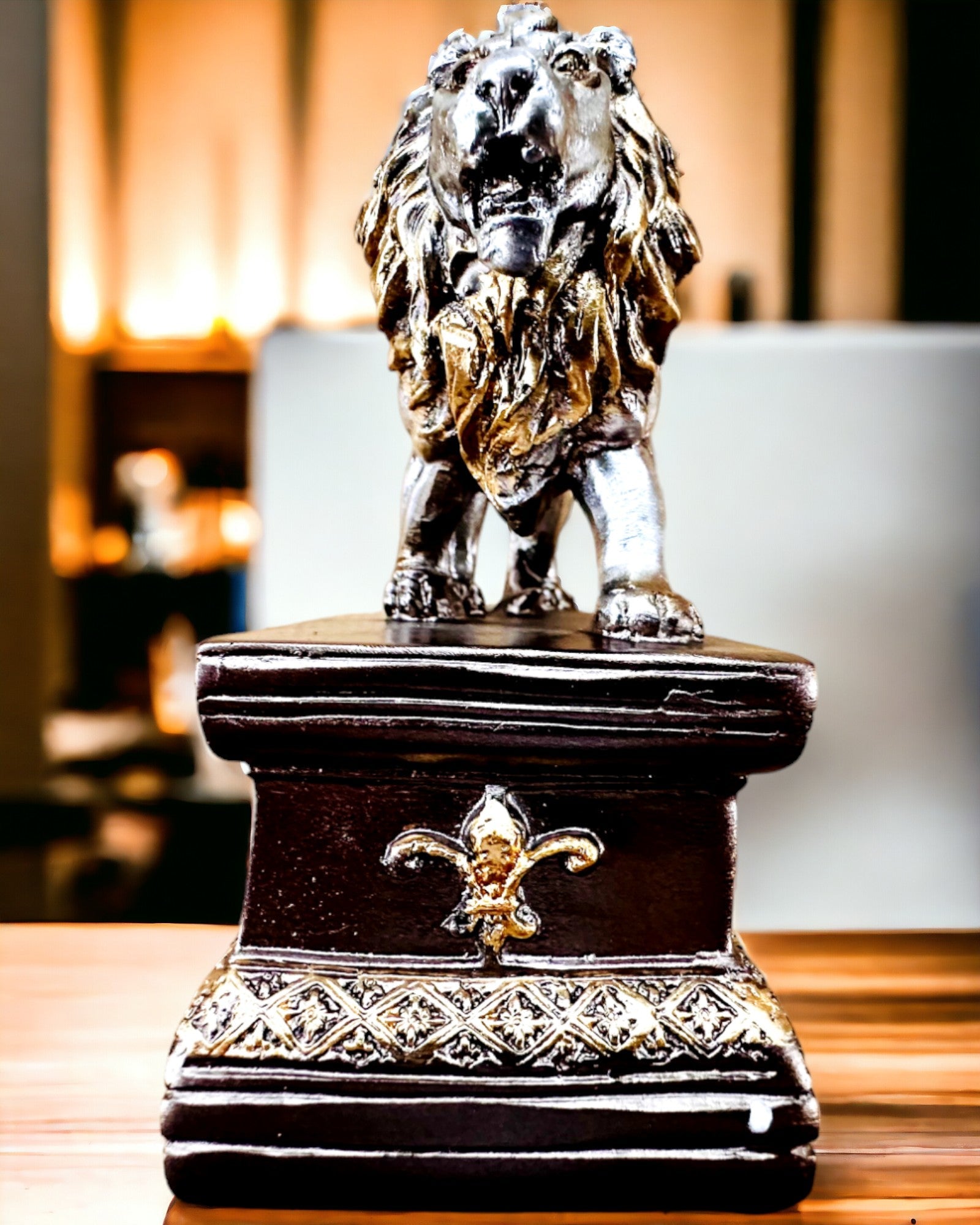Lion Guardian – Figurine with Engraving Option