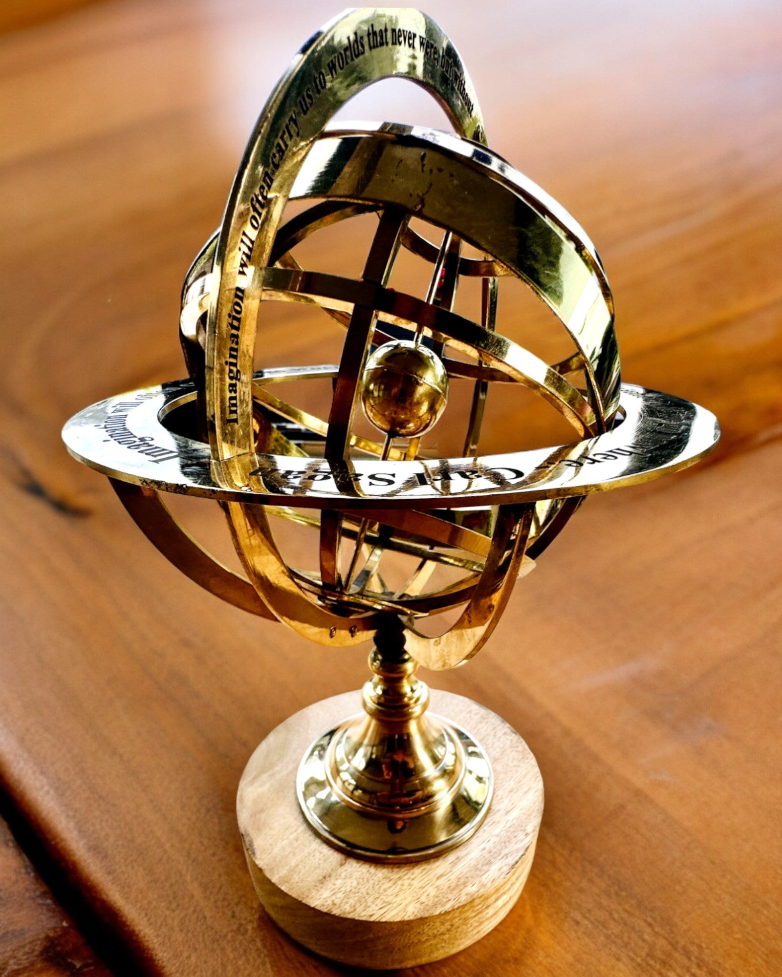 Astrolabium Artis - Handcrafted with Engraving Option, Office Decoration, Premium