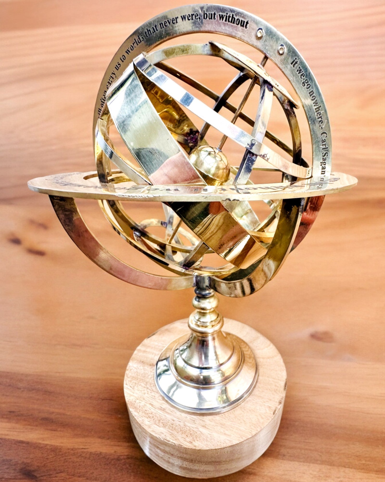 Astrolabium Artis - Handgefertigt mit Gravuroption, Dekoration für das Büro, Premium