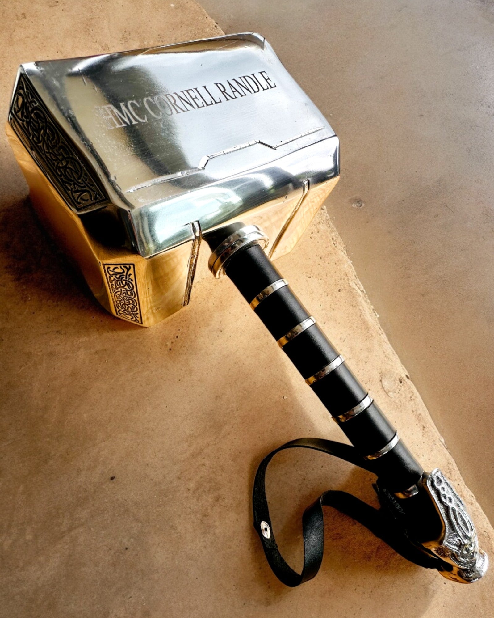 Thor's Hammer "Chief" - Handcrafted Artisan Hammer, personalized with engraving for a gift