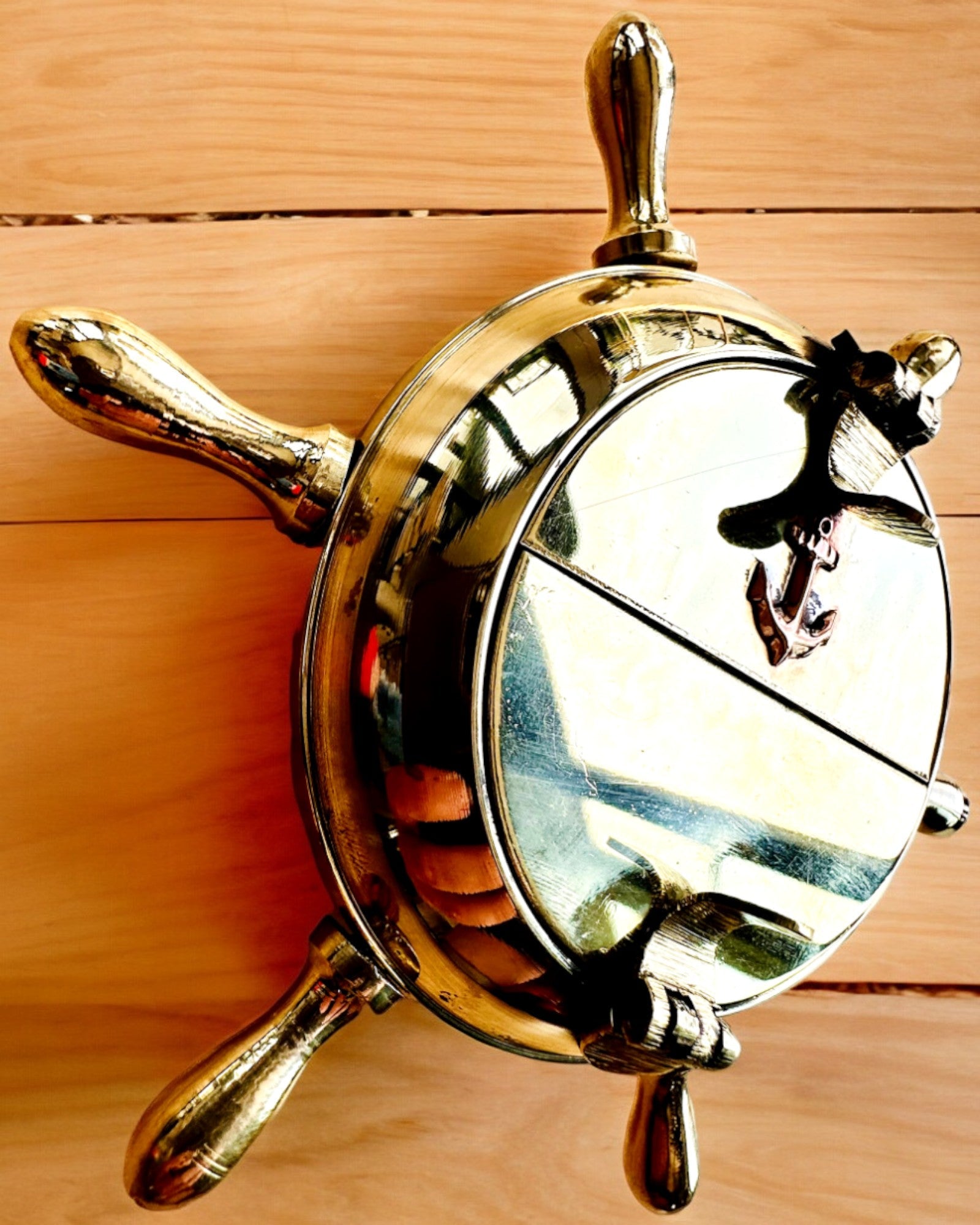 Cendrier en Laiton de Capitaine - option de personnalisation pour cadeau avec gravure, fait à la main