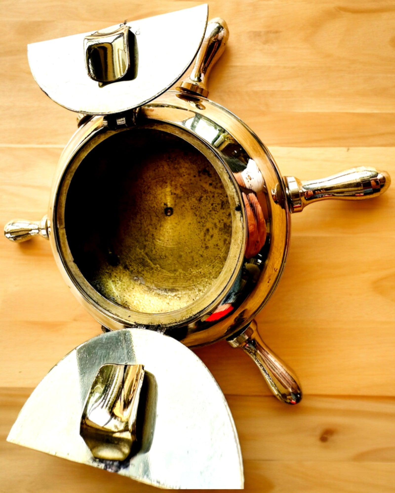 Cendrier en Laiton de Capitaine - option de personnalisation pour cadeau avec gravure, fait à la main