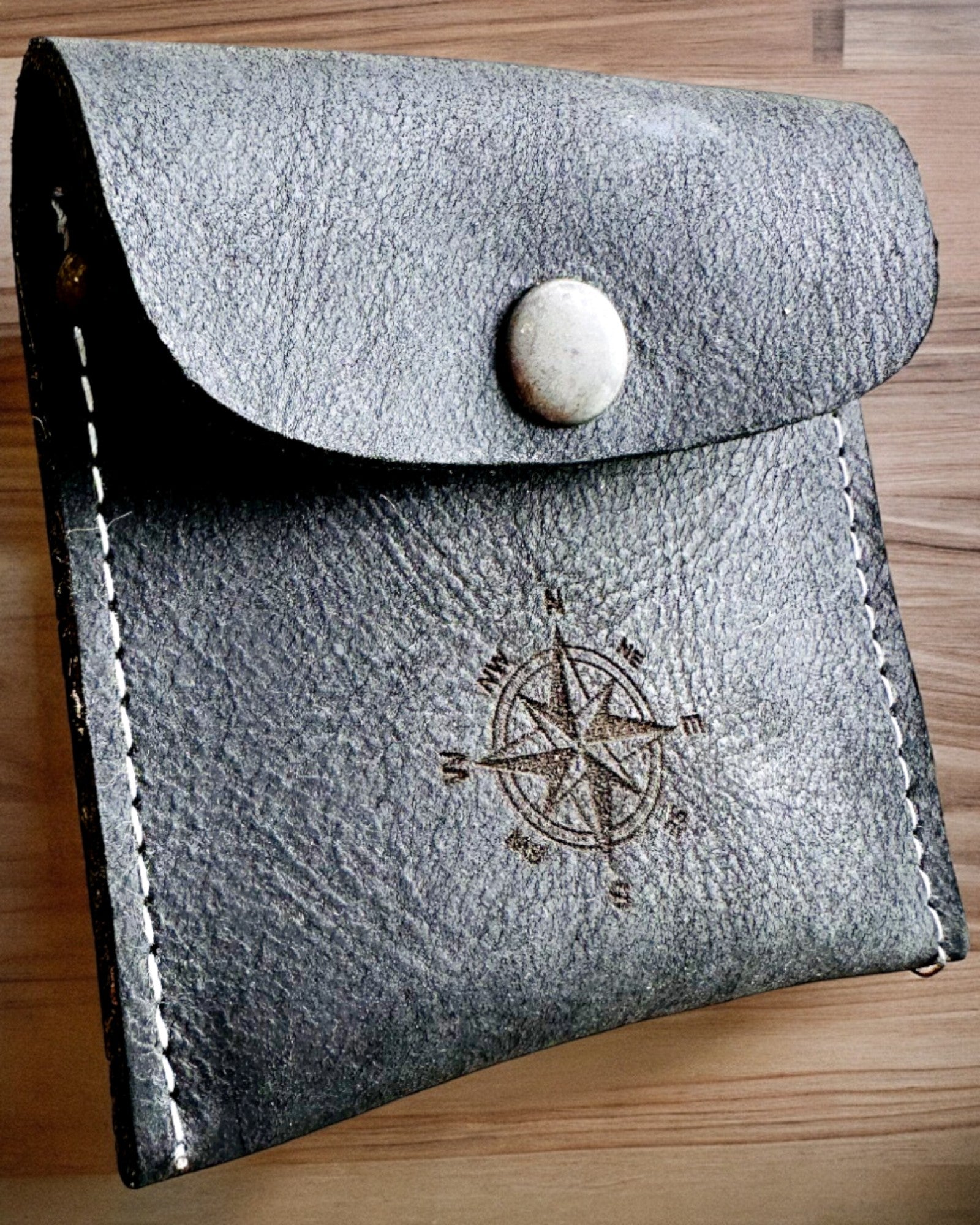 Etui voor zakhorloge of kompas Reiziger - mogelijkheid tot personaliseren met gravure