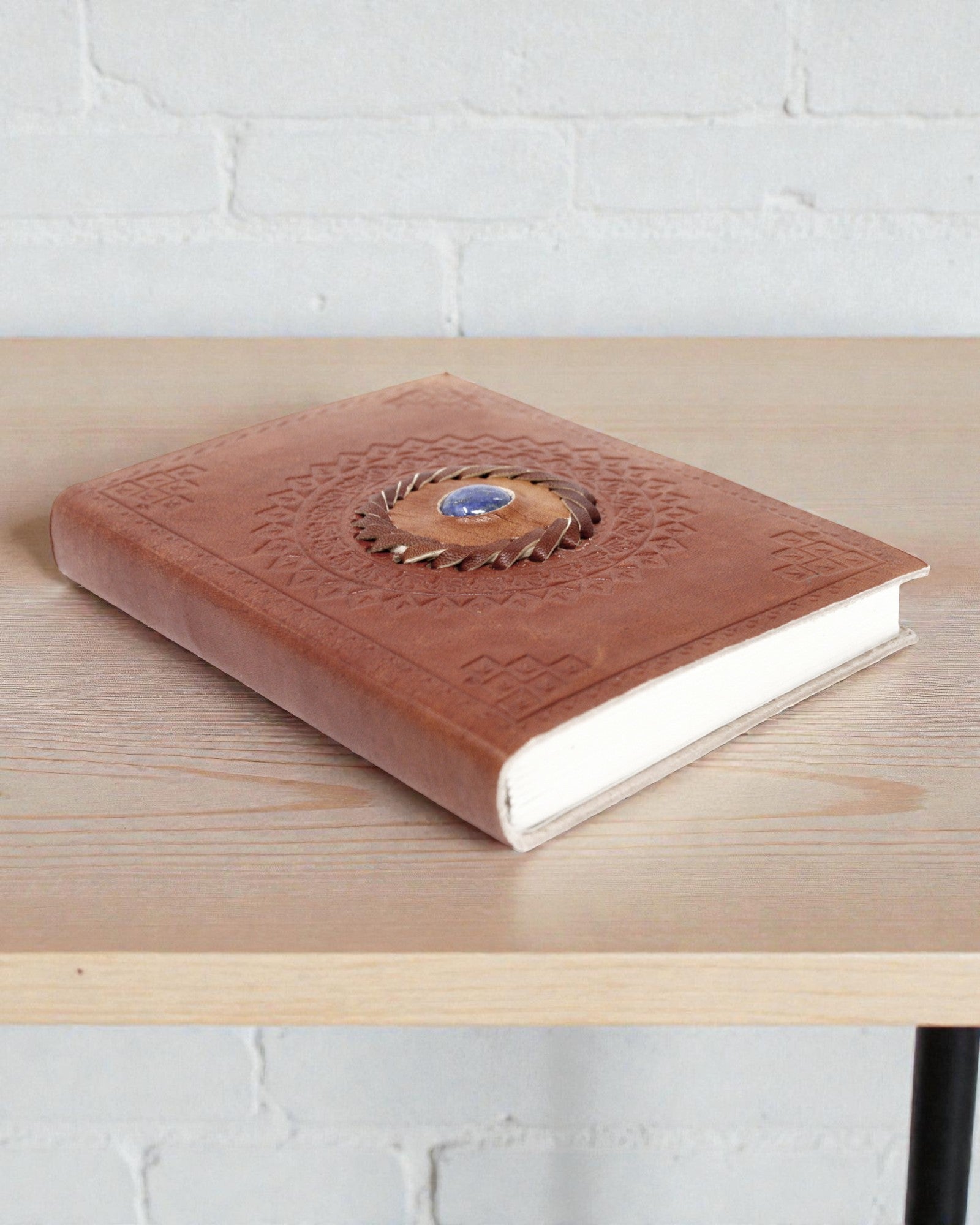 Carnet Lapis en cuir 17x12 cm