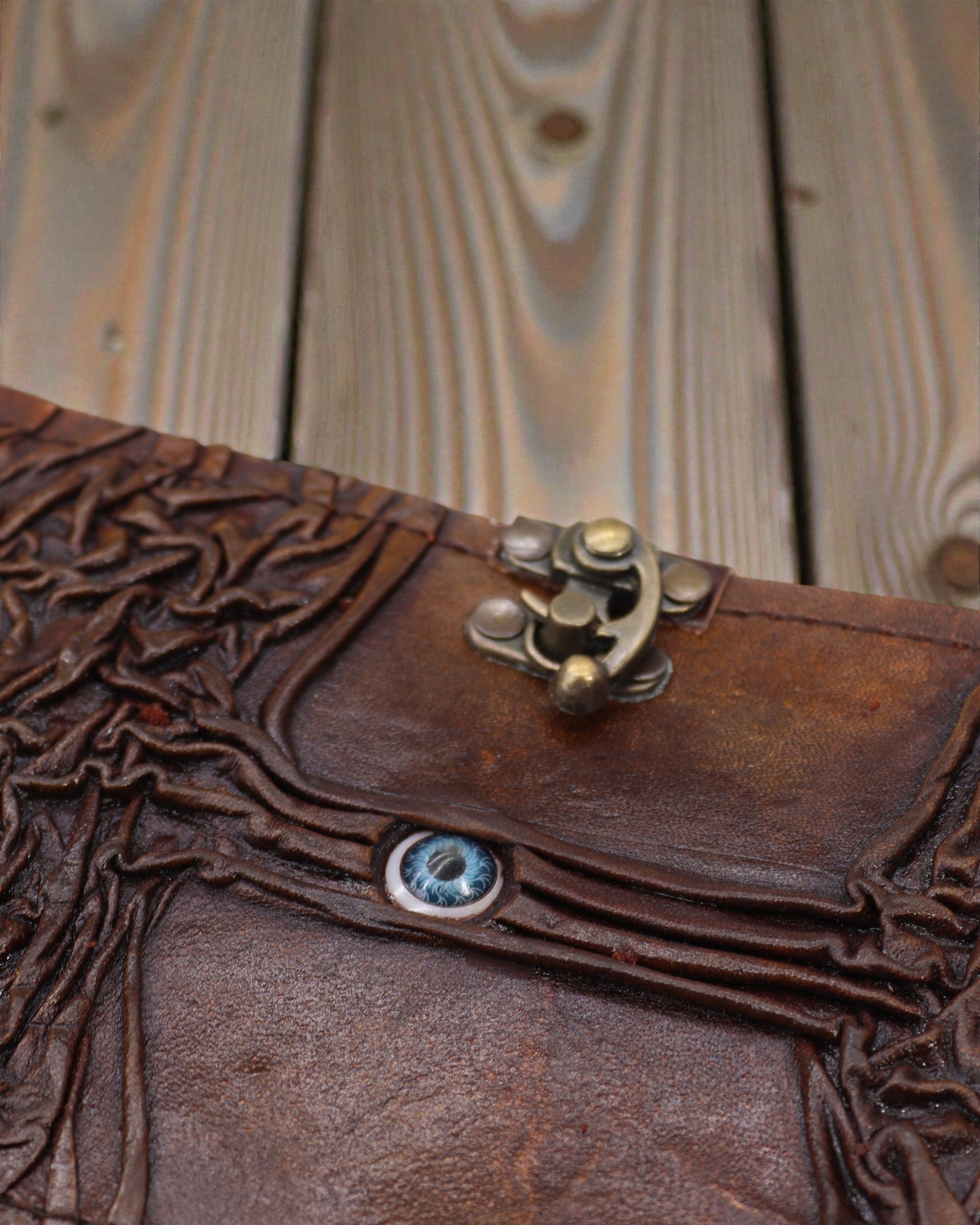 Arbor Oculus – Carnet en cuir Arbre de vie avec le mauvais œil