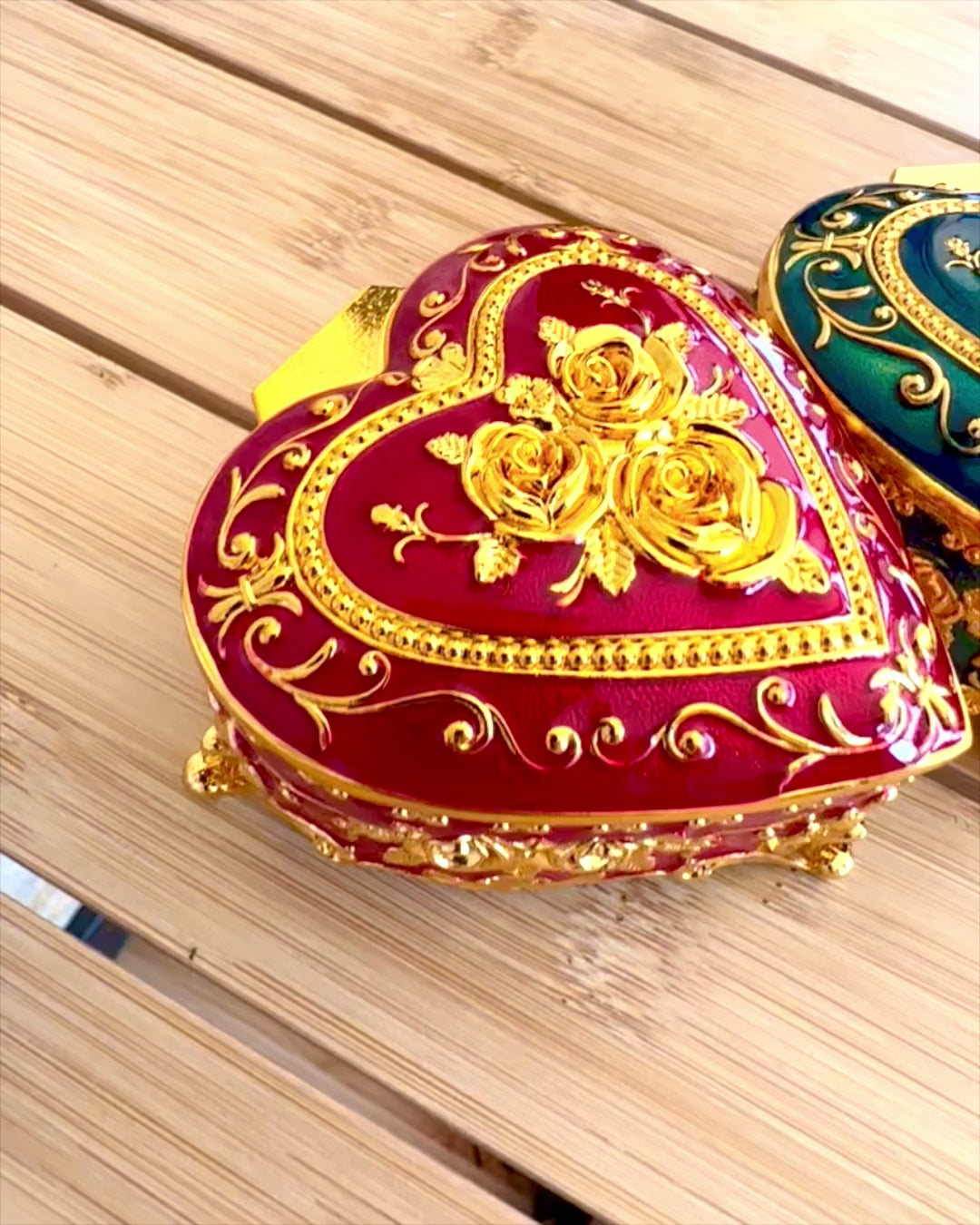 Coffret à bijoux "Royal Elegance" - avec option de gravure pour cadeau, 3 variantes au choix