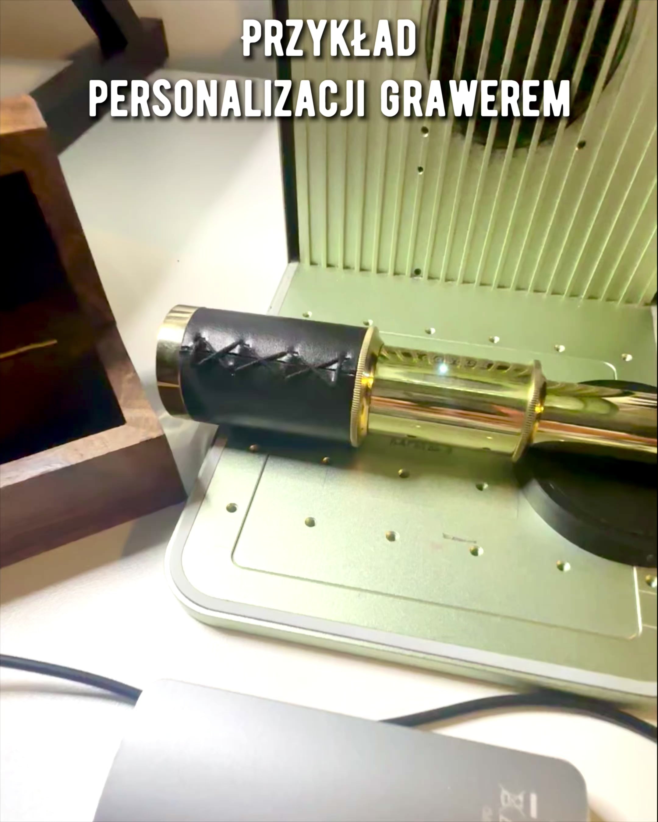 Luneta Podróżnika Raj – Handwerk - personalisatie met gravure
