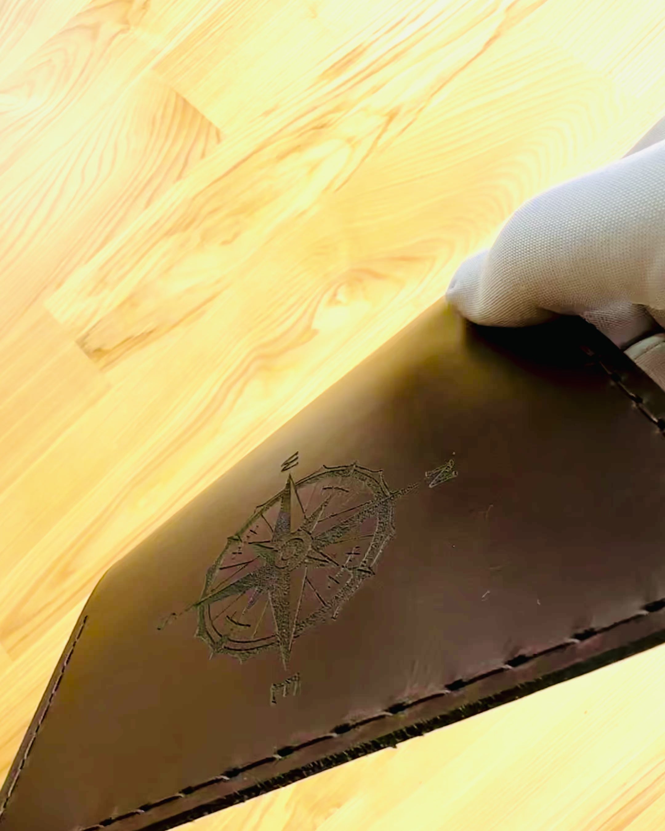 Etui "Podróżnika" - Leren Paspoorthouder, personalisatie met gravure - 2 kleuropties