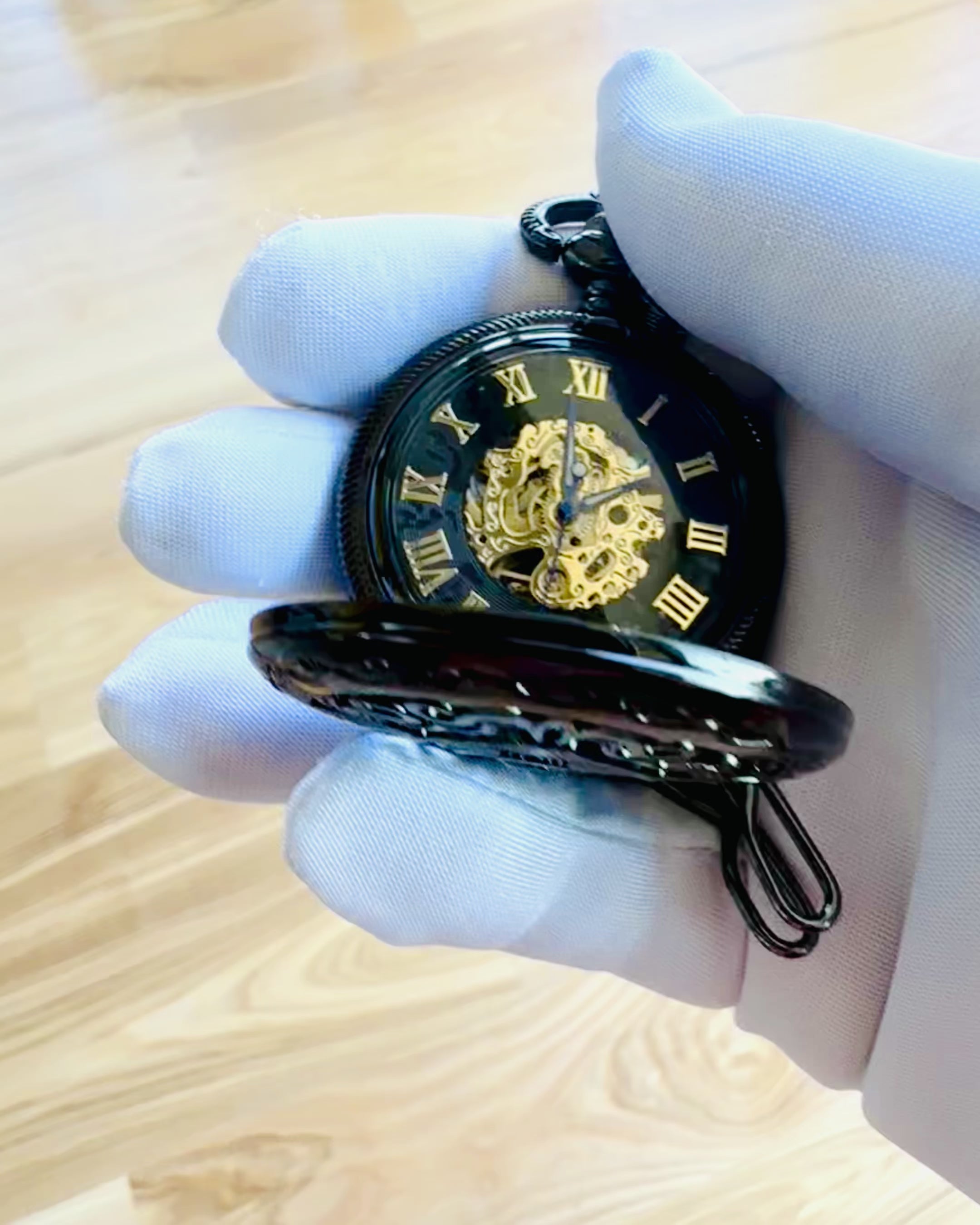 Montre de Poche "Czas Mistrzów" - Édition Premium avec Possibilité de Gravure