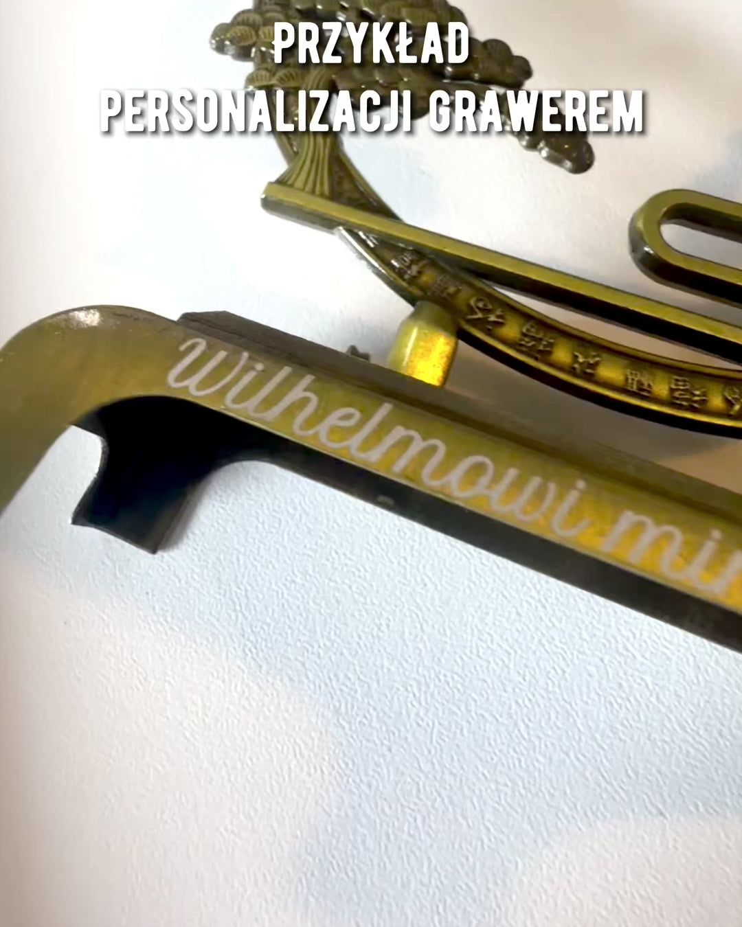 Porte-encens en métal élégant "Grande Sérénité" - possibilité de personnalisation par gravure