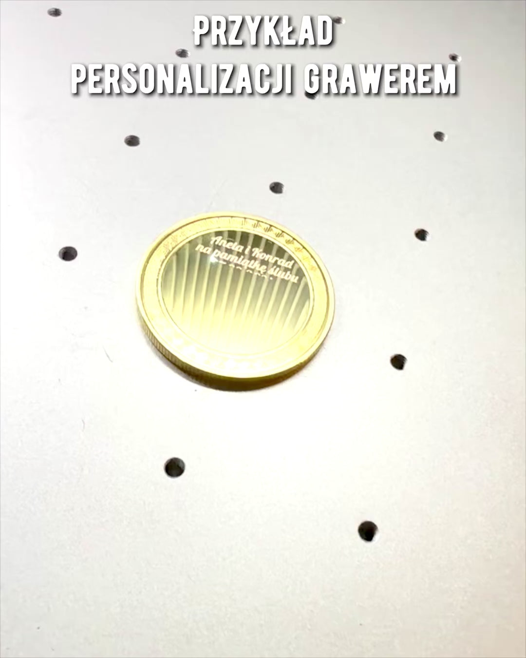 Lege Uitdaging Munt met Mogelijkheid tot Graveren Personalisatie – Verzamelaarsitem, 40mm, vier modellen