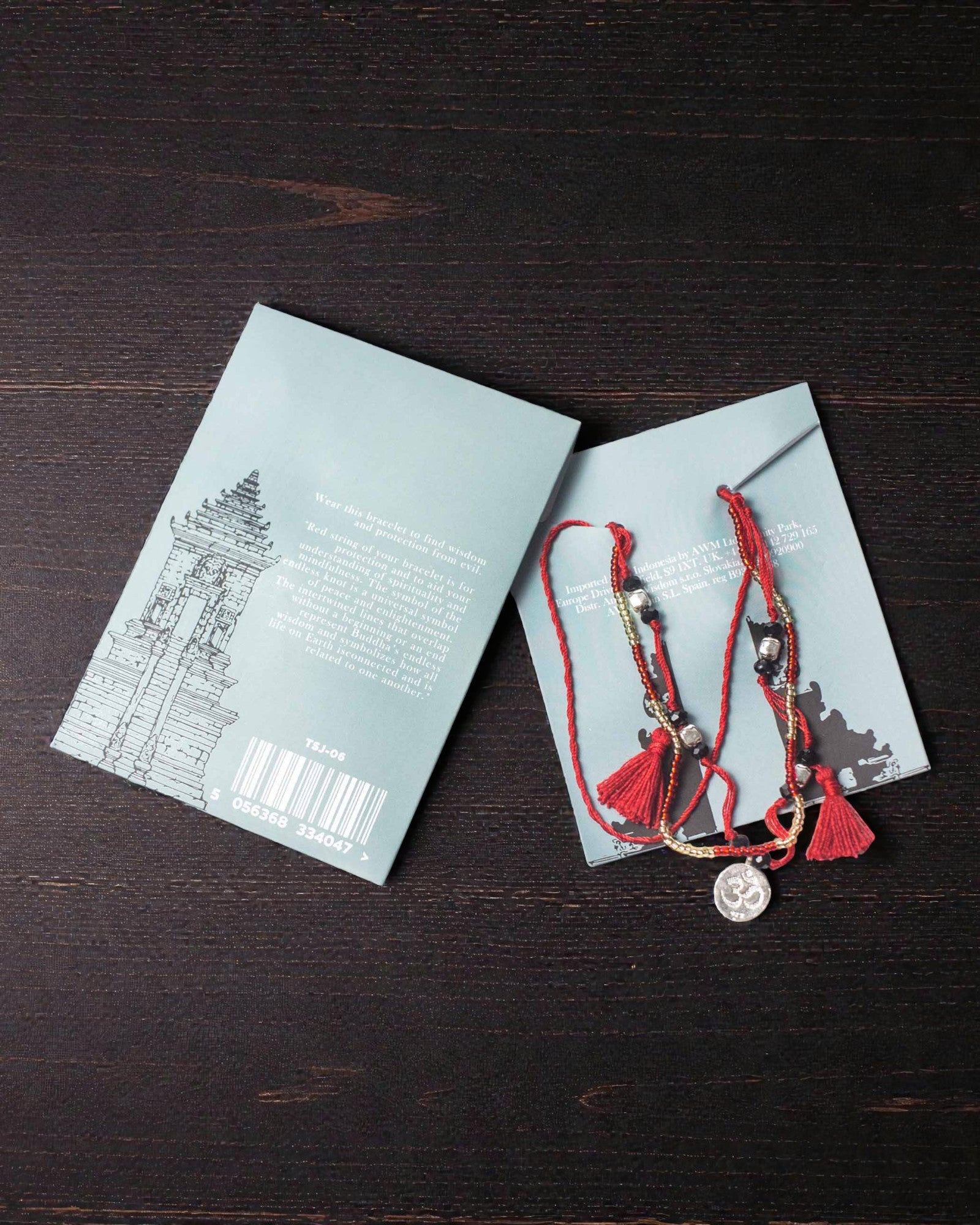 Świątynna Bransoletka Sznurkowa Infinite Wisdom – Nieskończona Mądrość