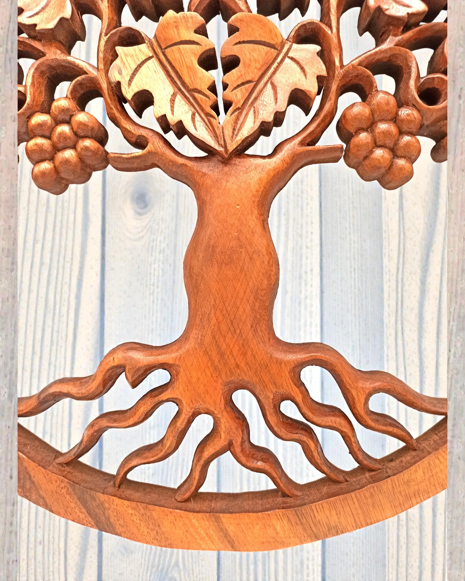 Panneau mural décoratif – Arbre de vie Raisins 40 cm