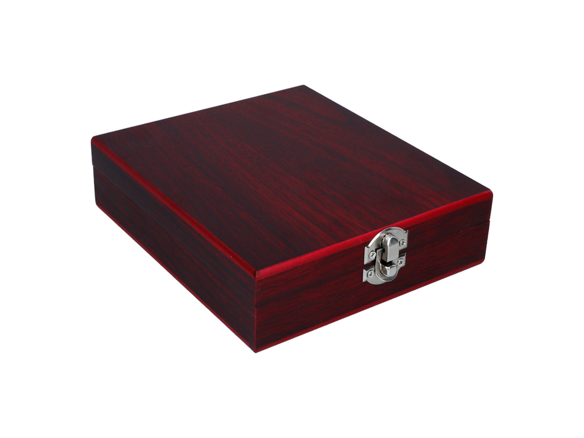 Weinöffner-Set in eleganter Holzbox mit Möglichkeit zur Personalisierung durch Gravur