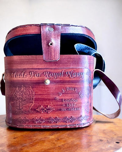 Jumelles avec étui en cuir Victorian's Eye, 11 cm en laiton, décorées à la main, personnalisation par gravure pour cadeau