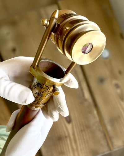 Navigatorstok 2.0 met kompas en verborgen telescoop, mogelijkheid tot personalisatie met gravure als cadeau