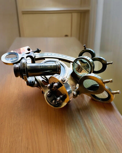 Sextant Premium avec Compas Antique - possibilité de personnalisation par gravure