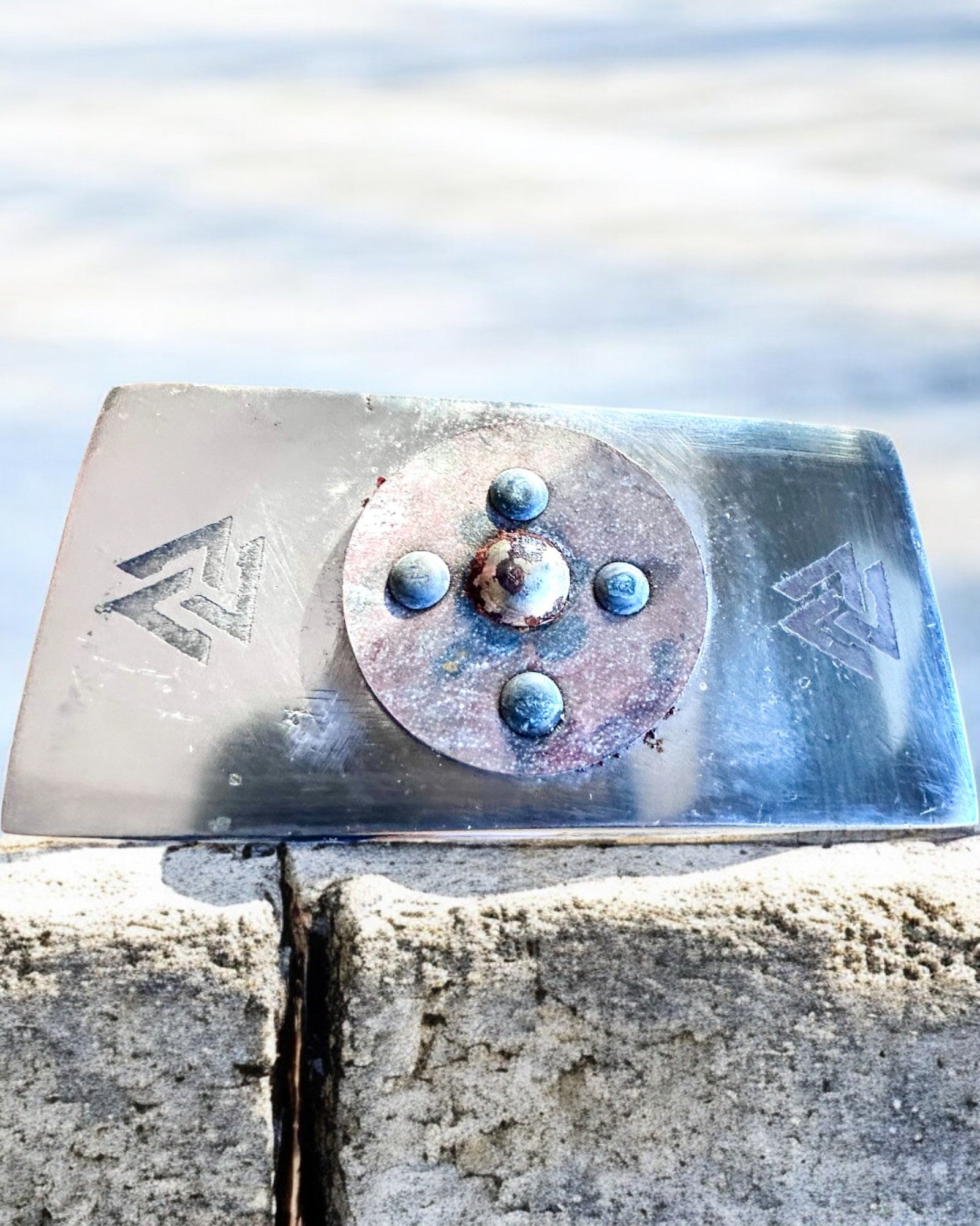 Marteau Mjölnir des Skalds – 33 cm, Marteau Viking Forgé à la Main avec Option de Gravure