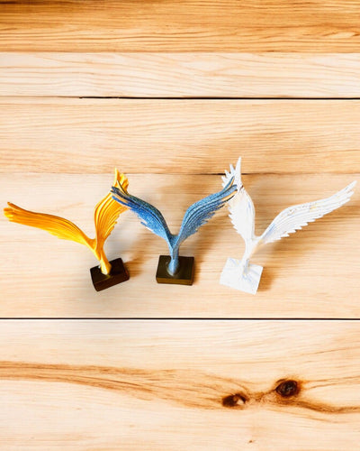 Elegante Engelvleugelfiguur 33 cm hoog – "Gevleugelde Wachters", mogelijkheid tot personalisatie met gravure als cadeau, personalisatie, 3 kleuropties