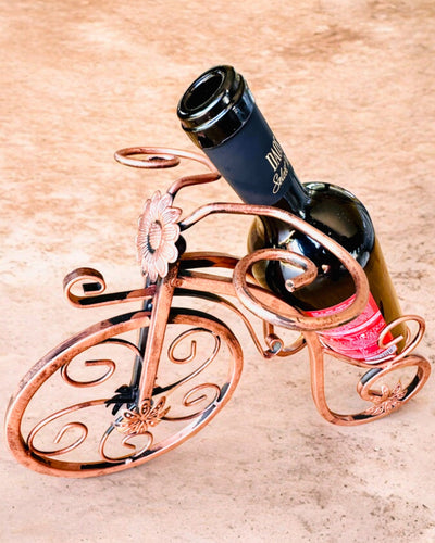 Support à vin "WineCycle" en forme de vélo - possibilité de personnalisation avec gravure pour cadeau