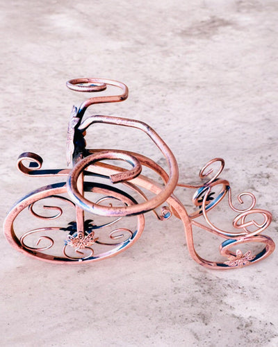 Support à vin "WineCycle" en forme de vélo - possibilité de personnalisation avec gravure pour cadeau