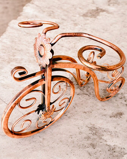 Support à vin "WineCycle" en forme de vélo - possibilité de personnalisation avec gravure pour cadeau