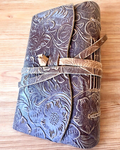 Carnet Premium en Cuir "Élégance Naturelle" - 200 pages, 120g, carnet, carnet de croquis, 2 couleurs au choix, personnalisation par gravure