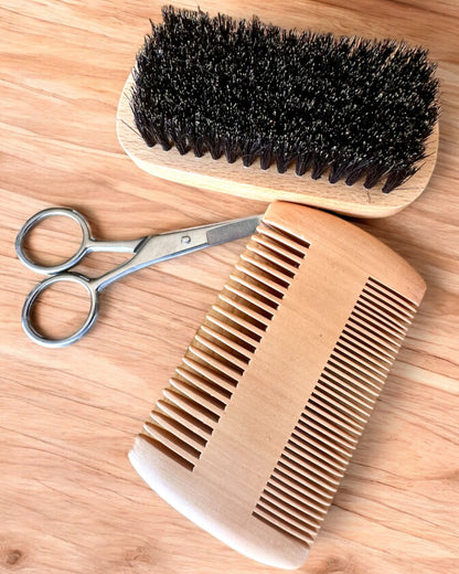 "BeardMaster" Beard Care Set, customizable with engraving for a gift