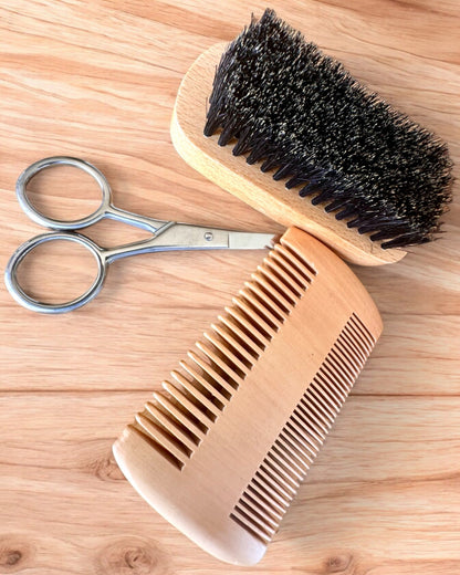 "BeardMaster" Beard Care Set, customizable with engraving for a gift