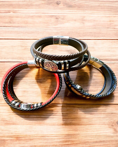 Bracelet "Arbre de Vie" personnalisable pour cadeau, 3 variantes de couleur
